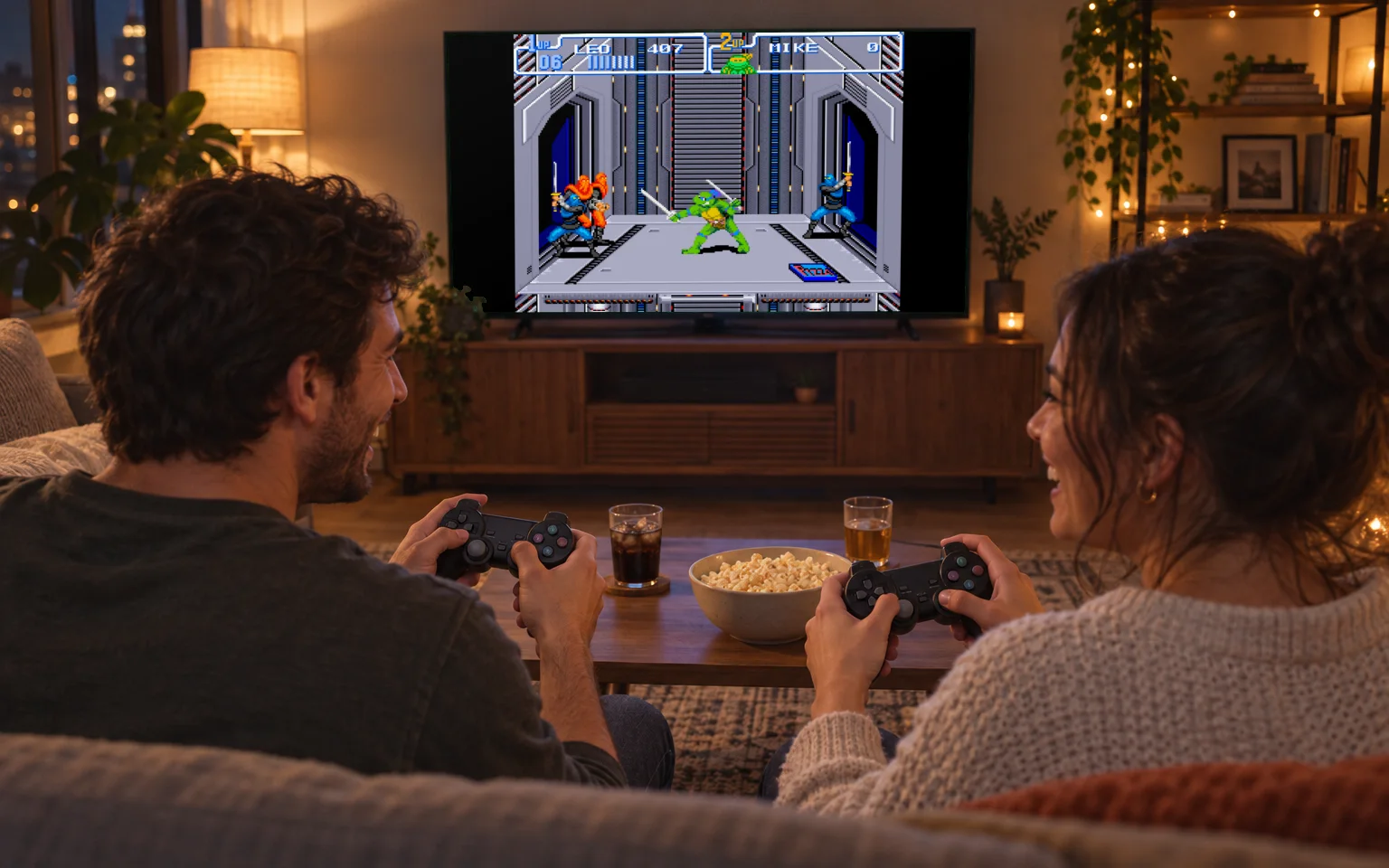 Come organizzare una serata di giochi retrò in due