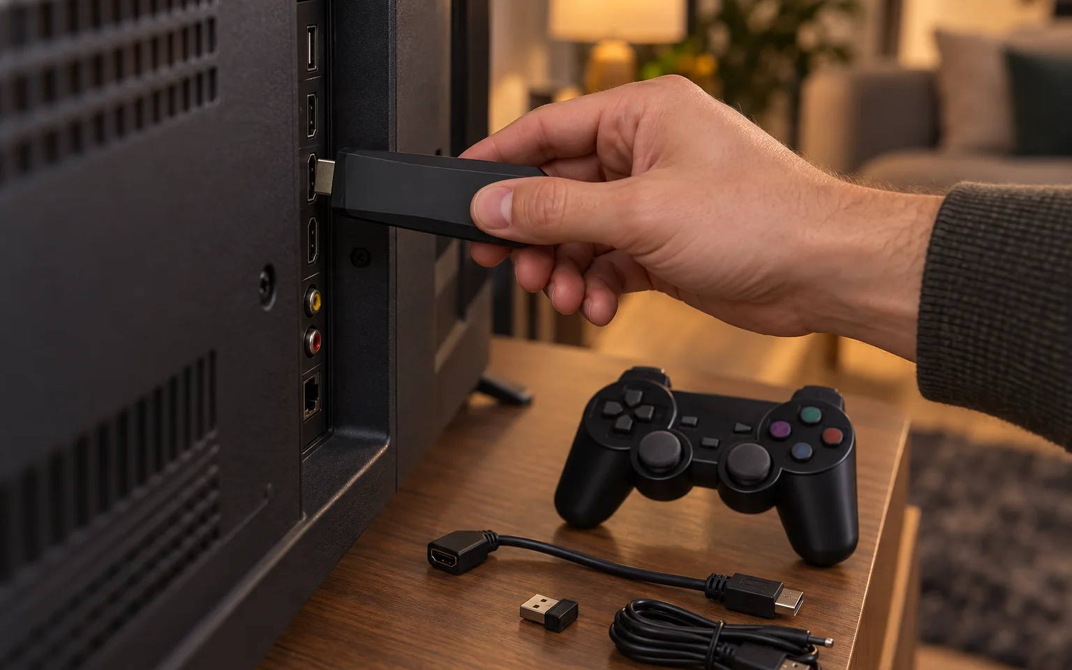 Come installare un game stick retrò sulla TV