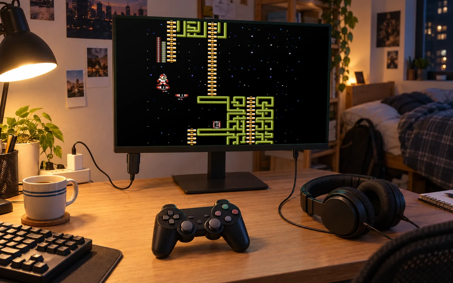Si può usare una console retrò da TV su un monitor per computer?